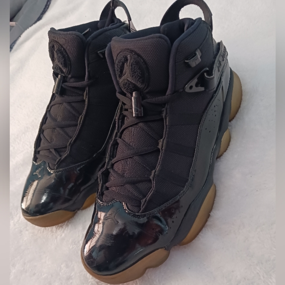 Black Jordan 6 Rings Size 11